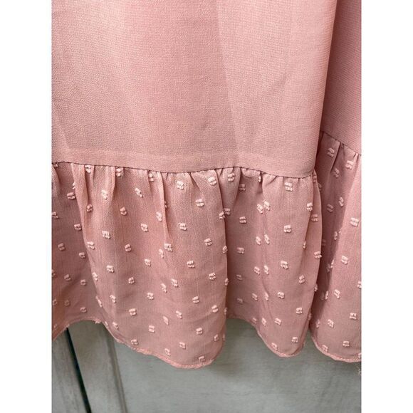 WHO WHAT WEAR Ruffle Prairie Dress Size M NWOT - Picture 3 of 6